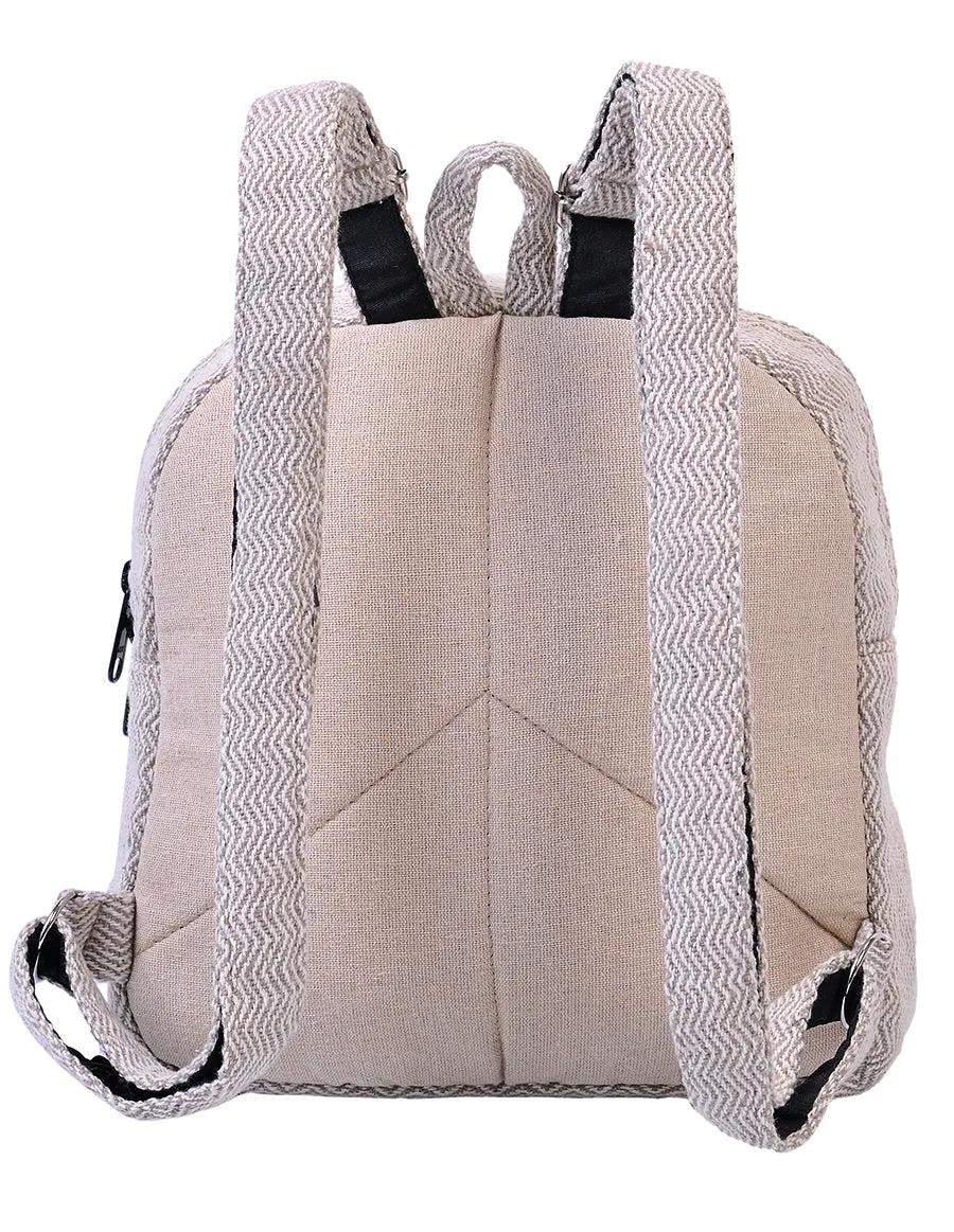 Hemp & Cotton Mini Back Pack Bag