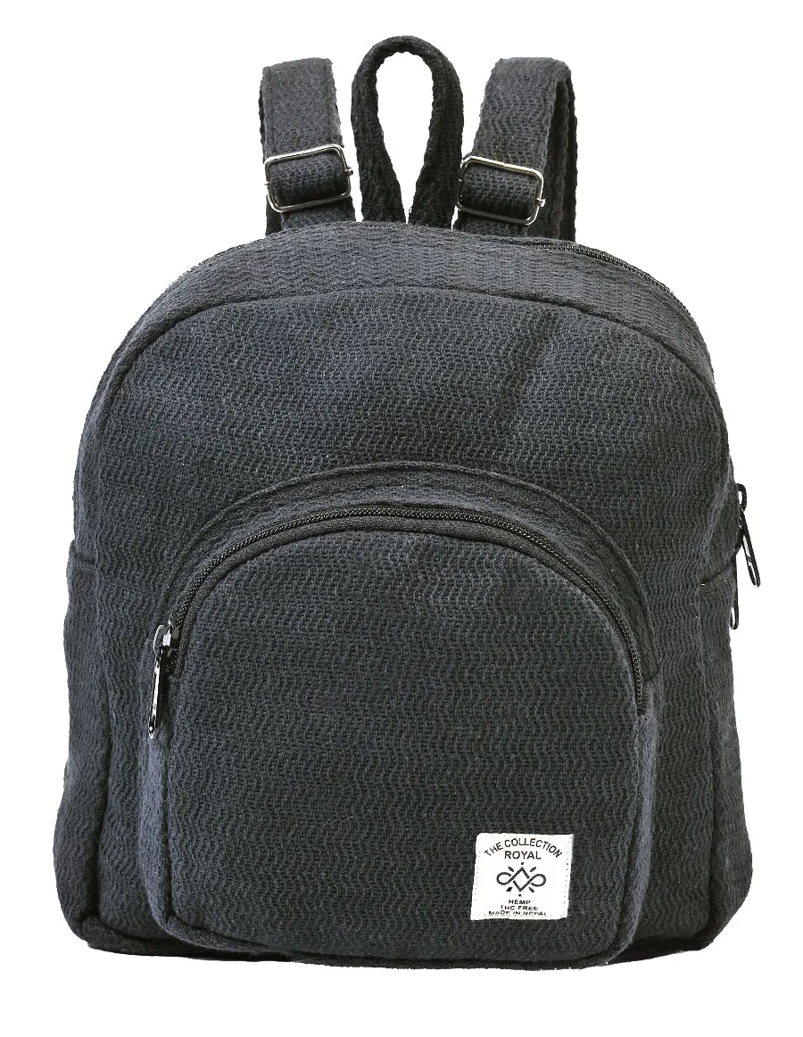 Hemp & Cotton Mini Back Pack Bag