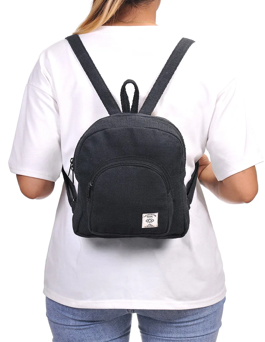 Hemp & Cotton Mini Back Pack Bag