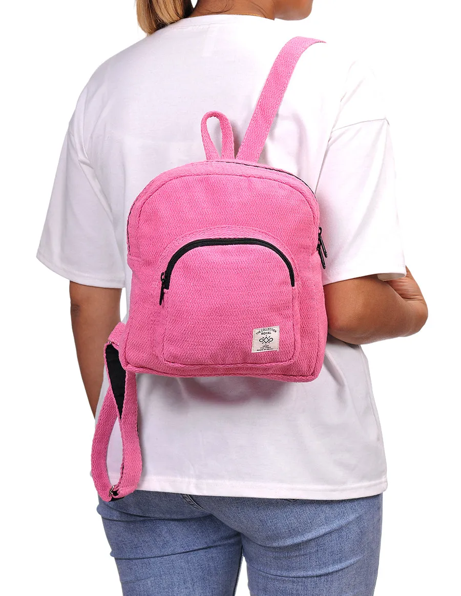 Hemp & Cotton Mini Back Pack Bag