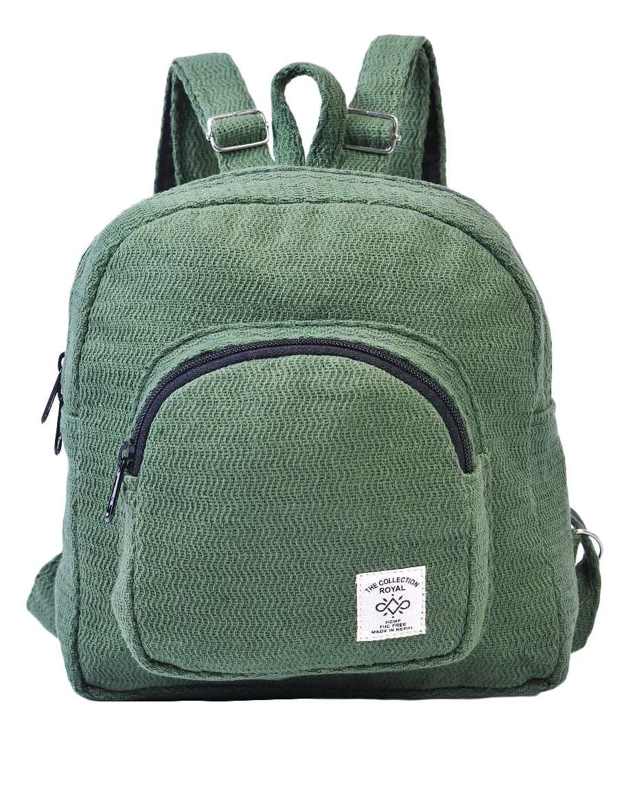 Hemp & Cotton Mini Back Pack Bag