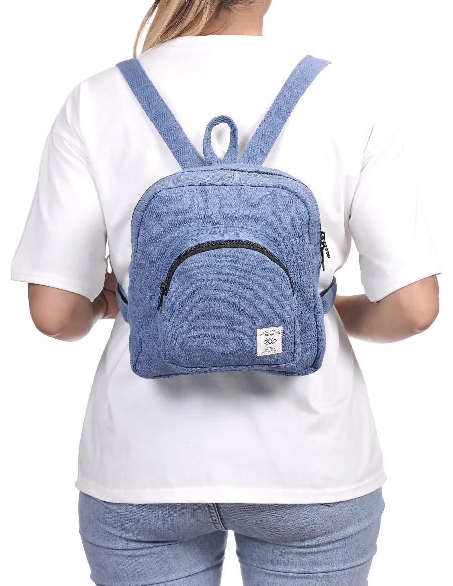 Hemp & Cotton Mini Back Pack Bag