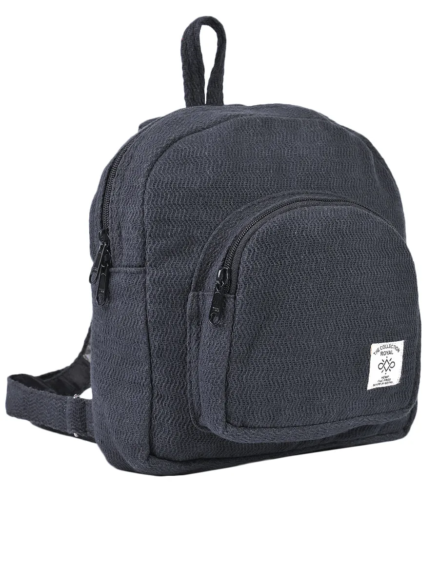 Hemp & Cotton Mini Back Pack Bag