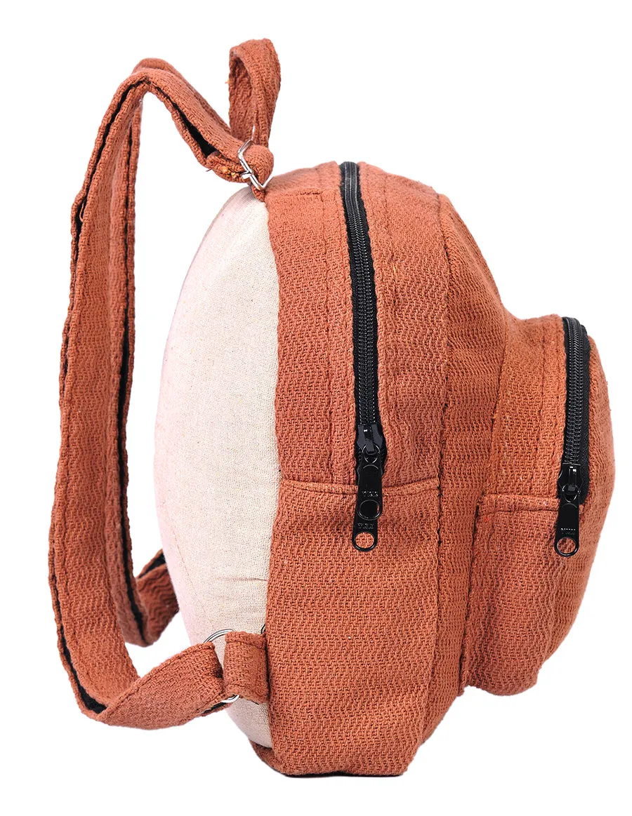 Hemp & Cotton Mini Back Pack Bag