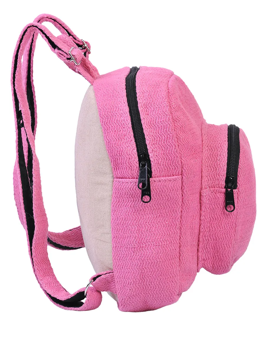 Hemp & Cotton Mini Back Pack Bag