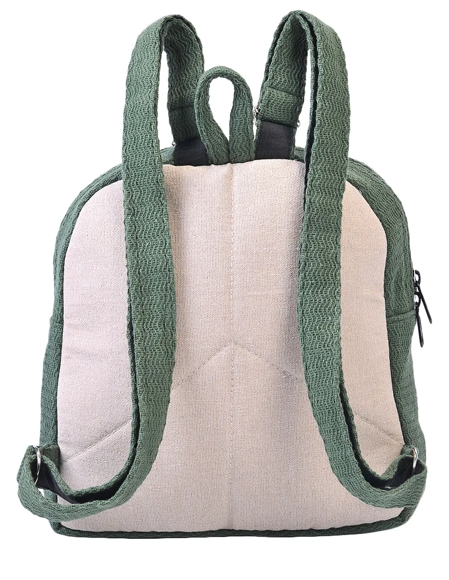 Hemp & Cotton Mini Back Pack Bag