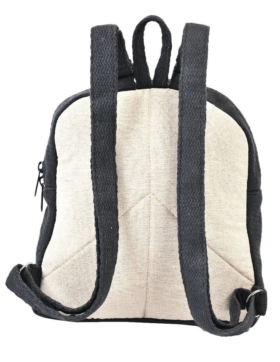 Hemp & Cotton Mini Back Pack Bag