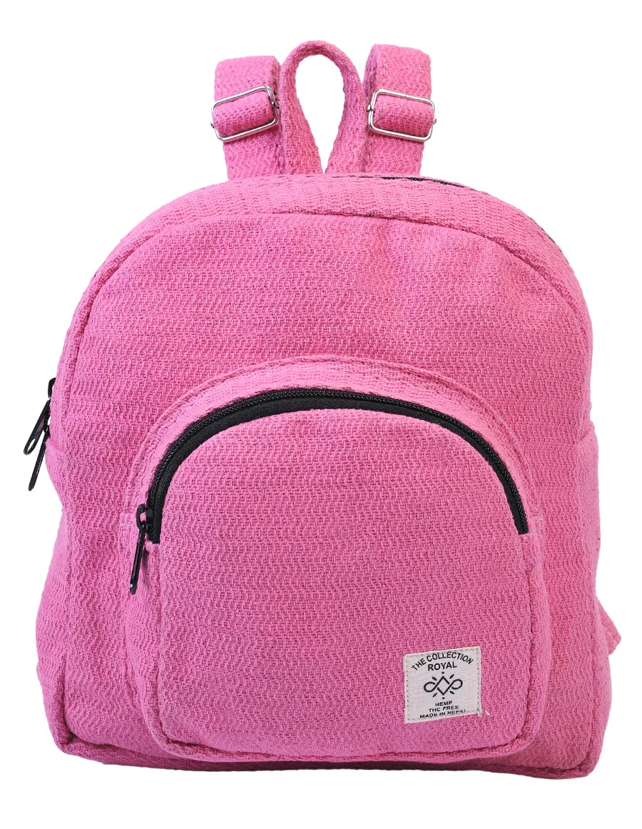 Hemp & Cotton Mini Back Pack Bag