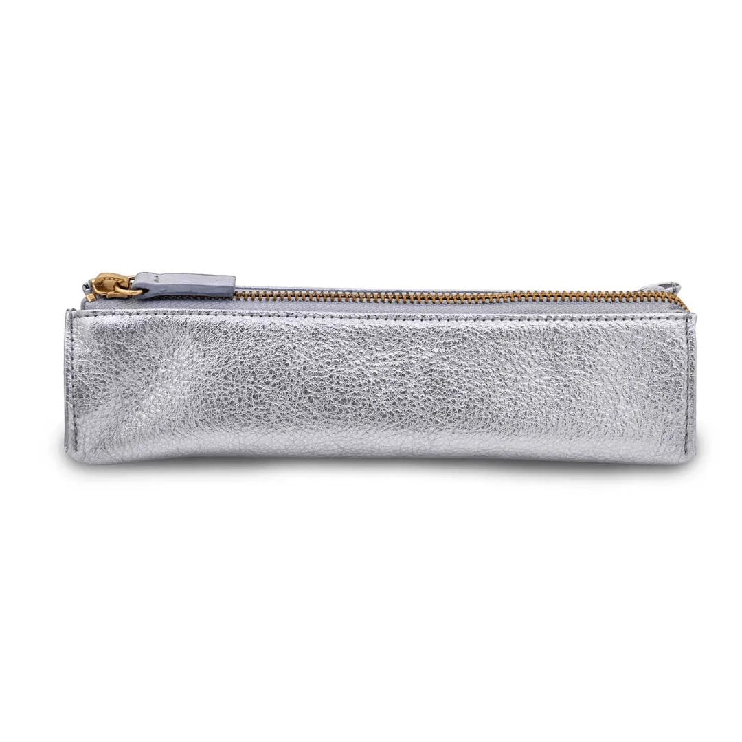 HENRIETTA PENCIL CASE SILVER