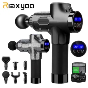 High frequency Massage Gun Muscle Relax Body Relaxation Electric Massager with Portable Bag Therapy Gun for fitness