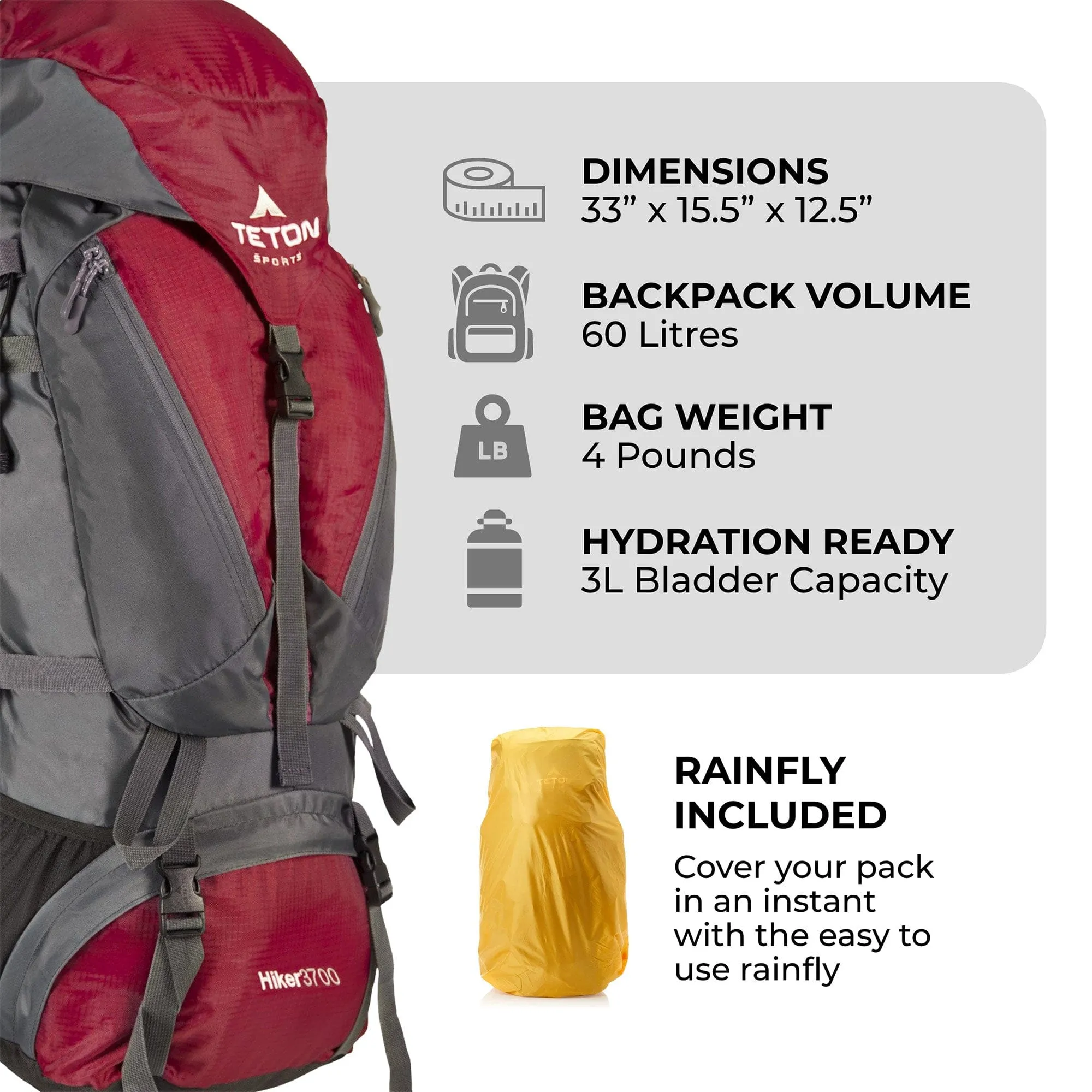 Hiker 3700 Backpack