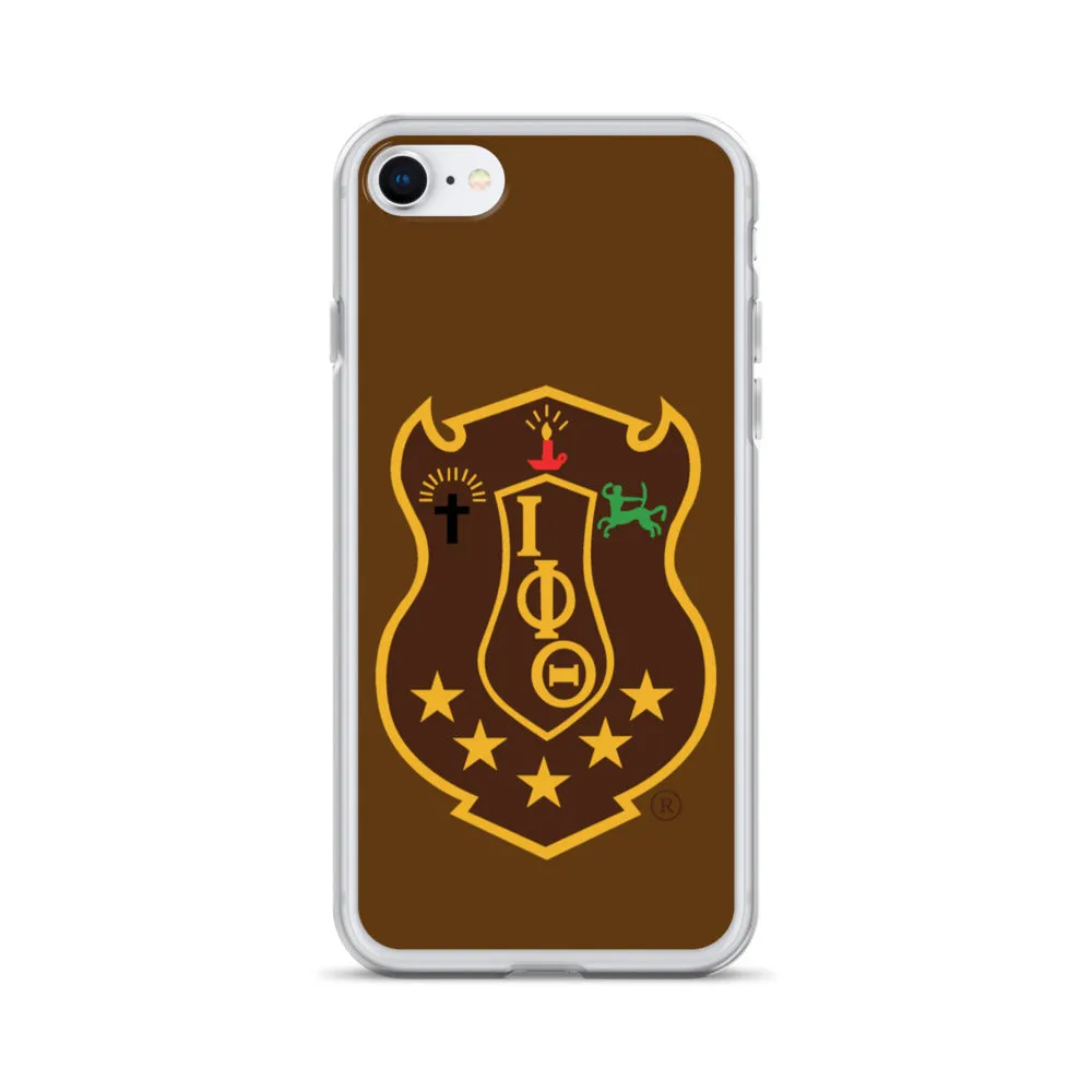 Iota Brown Shield iPhone Case