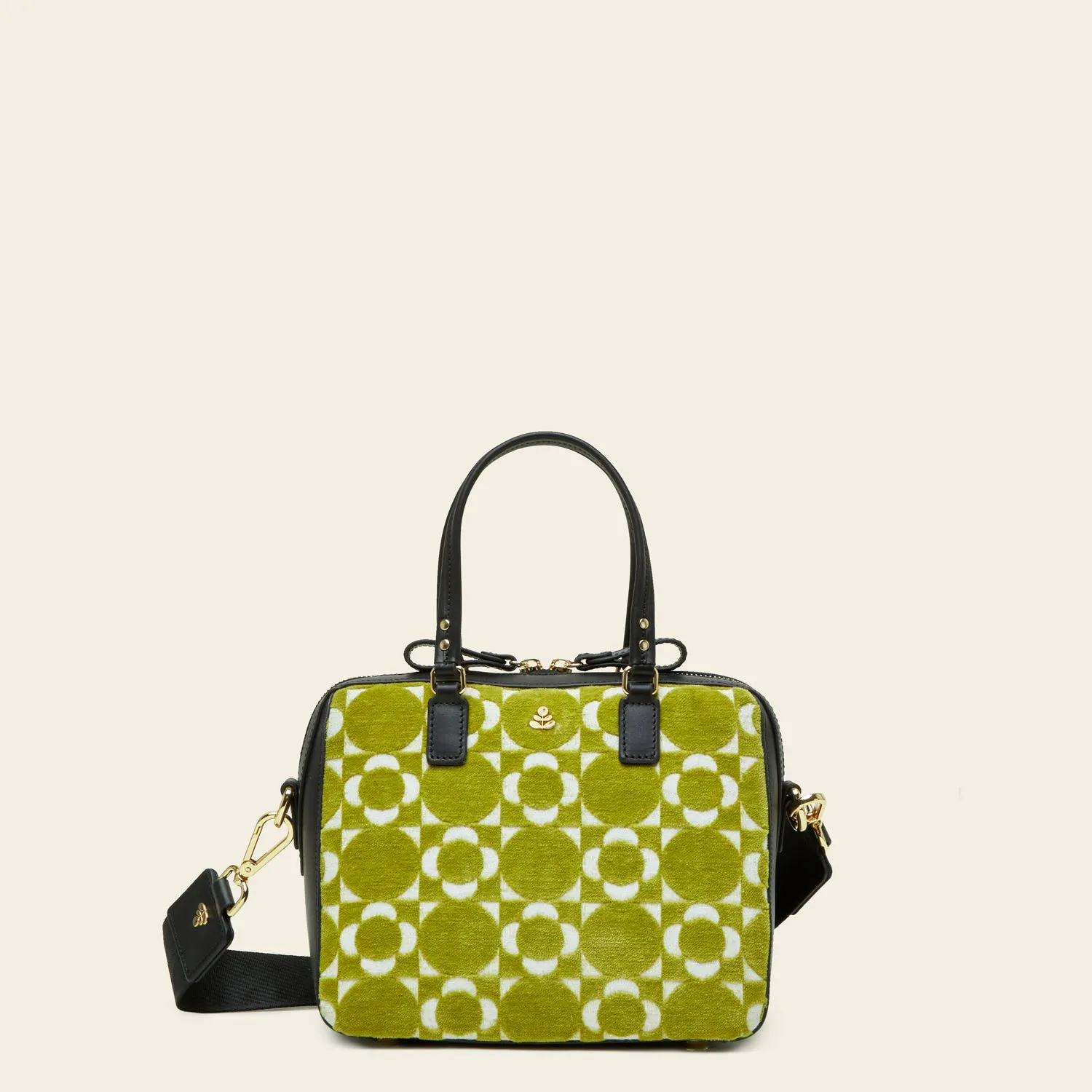 Iris Handbag - Retro Tile Seagrass