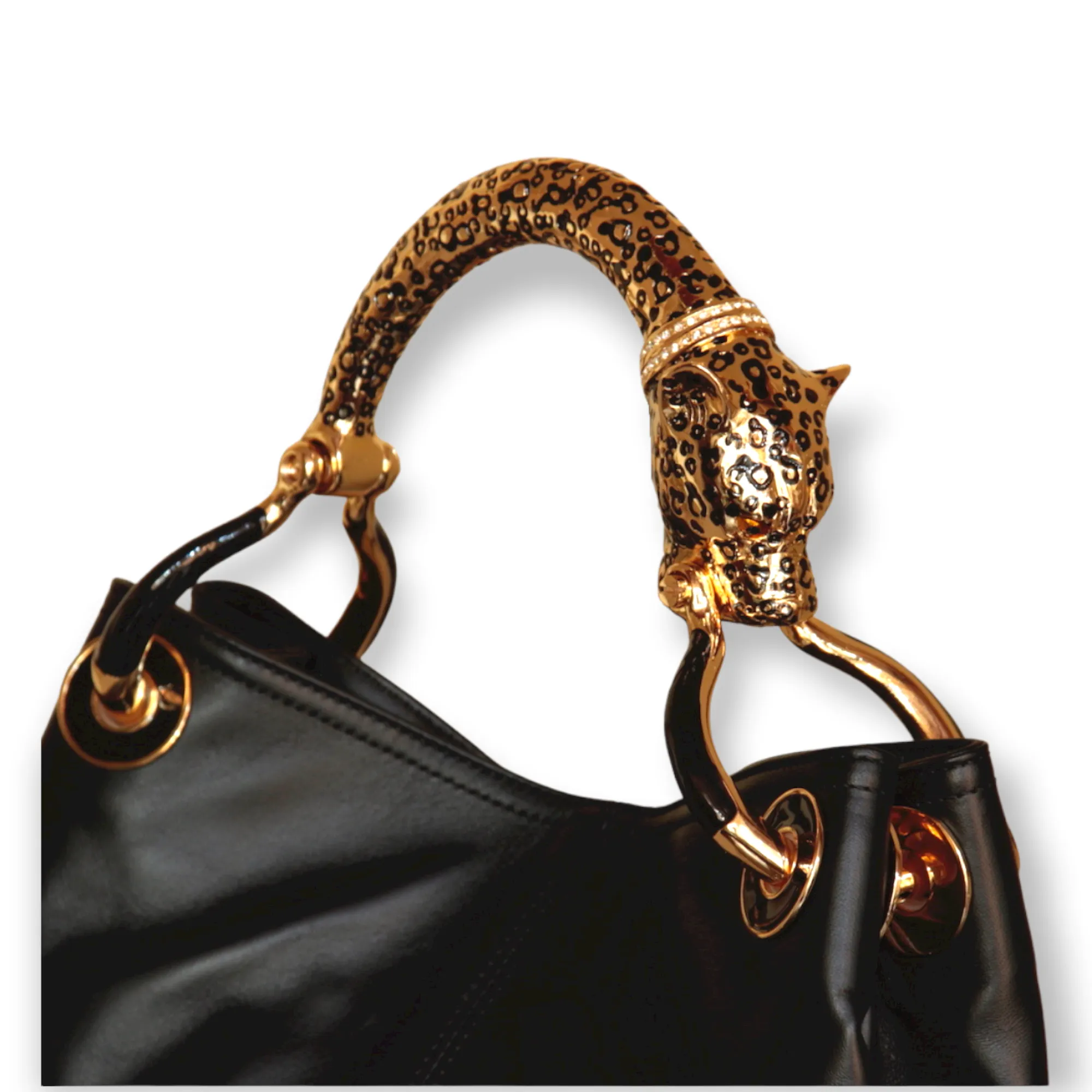 JAGUAR SMALL HANDBAG IN HIGHT QUALITY LEATHER