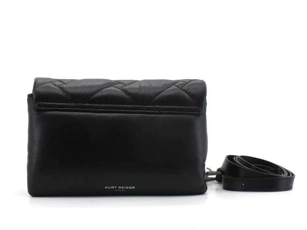 KURT GEIGER Kensington MD Soft Xbody Bag Borsa Borchie Black 8469400109-00