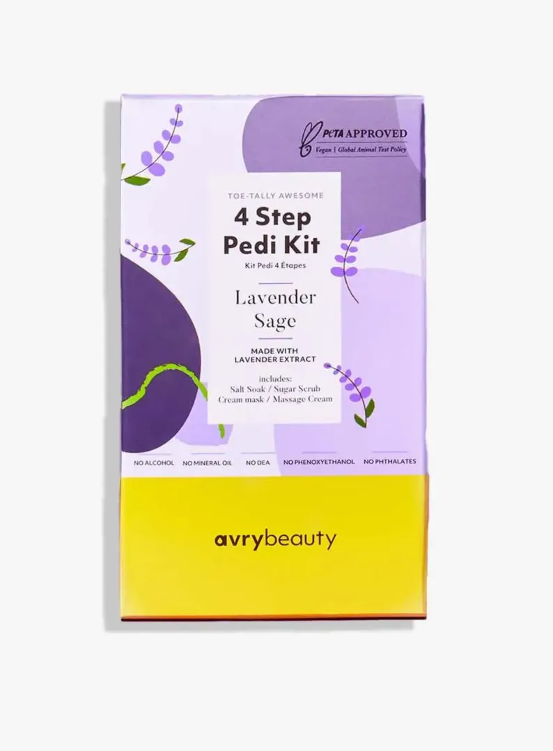 Lavender Sage 4 Step Pedi Kit