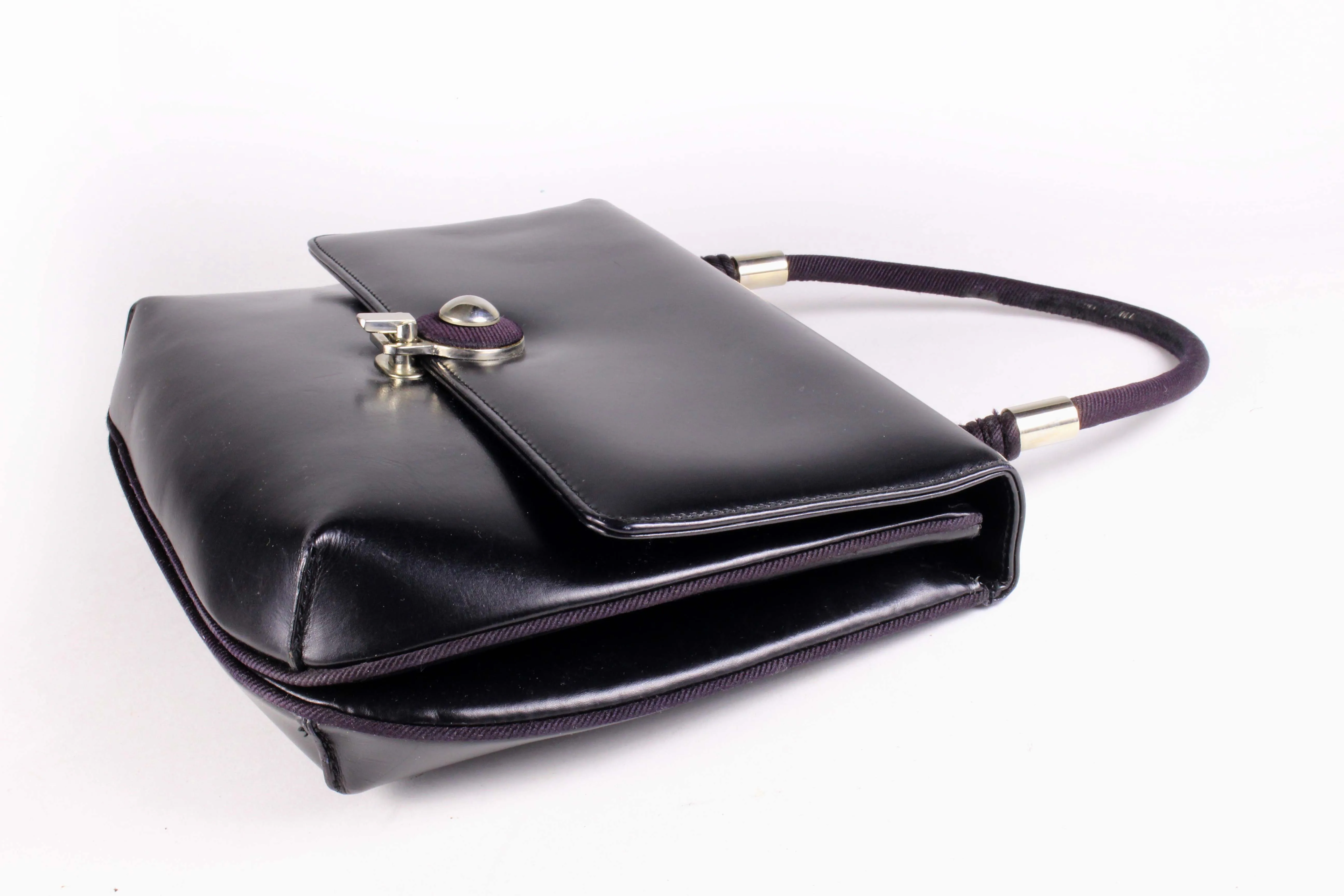 LOEWE black leather handbag