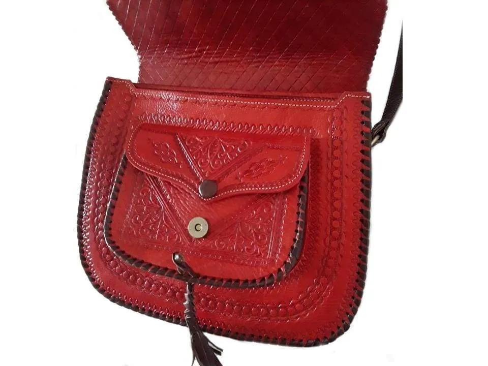 LSSAN Handbag - Red - Heart