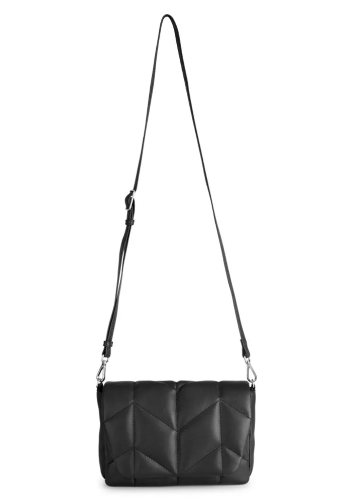 Markberg Eileen Crossbody Taske Chevron Puffer - Black