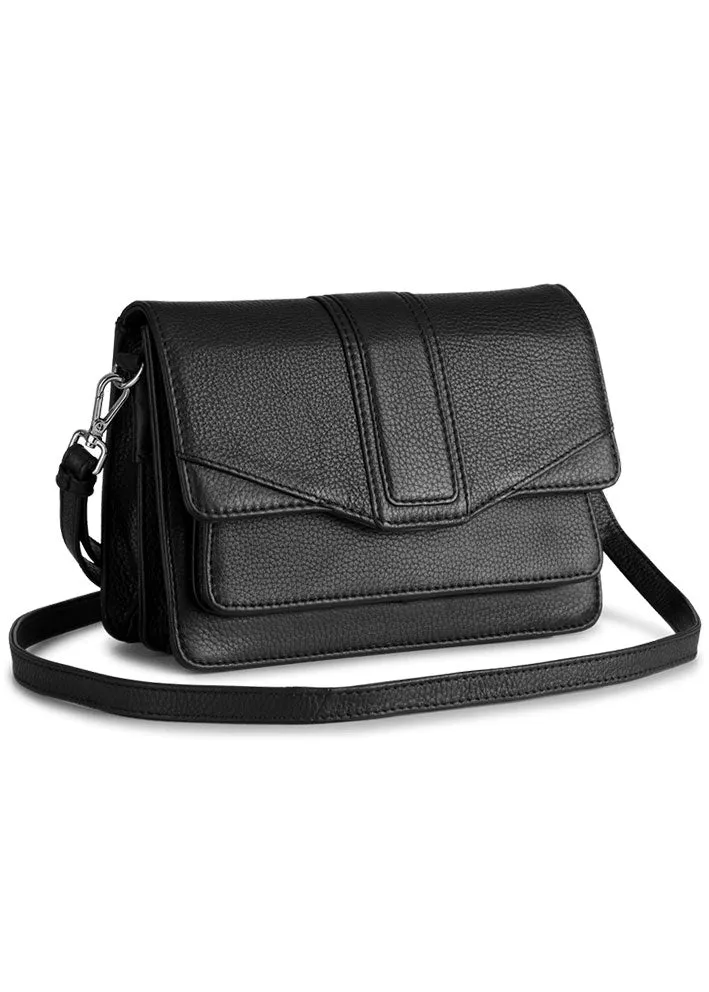 Markberg Jane Crossbody Taske - Grain - Black