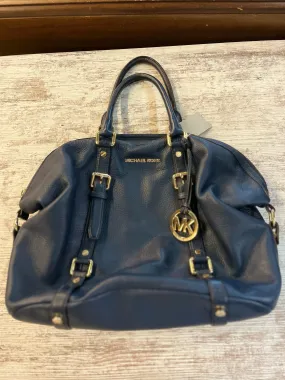 Michael Kors Navy “Bedford” Handbag