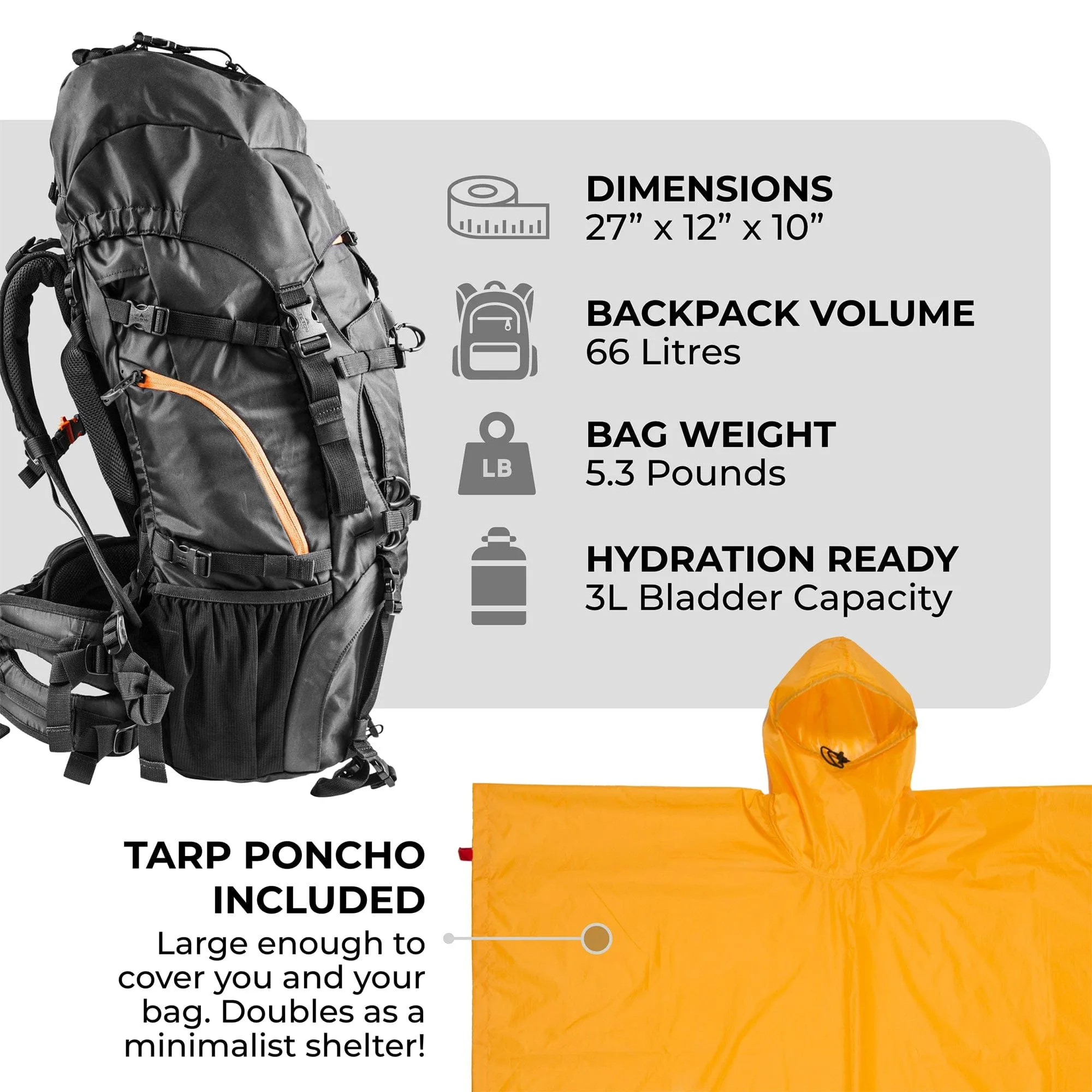 Mountain Adventurer 4000 Backpack