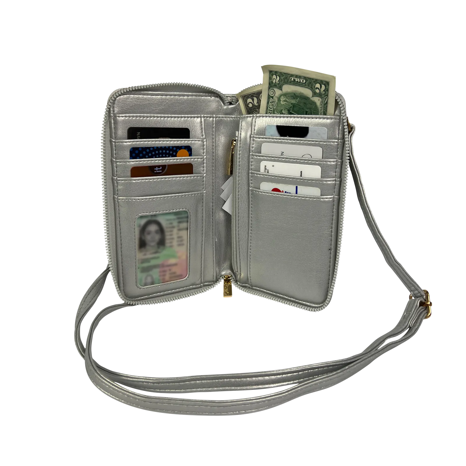 Mr Phone Crossbody- Platinum