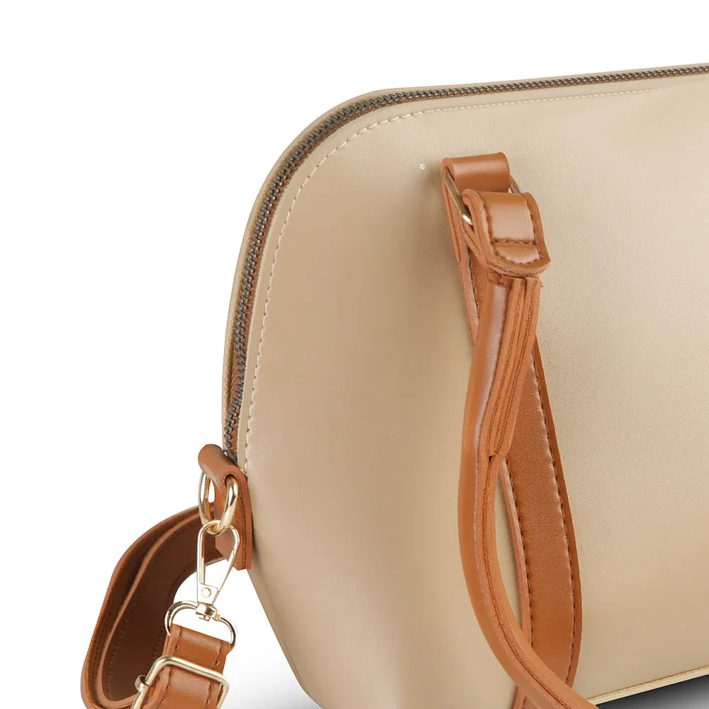 OLIVIA BEIGE HANDBAG