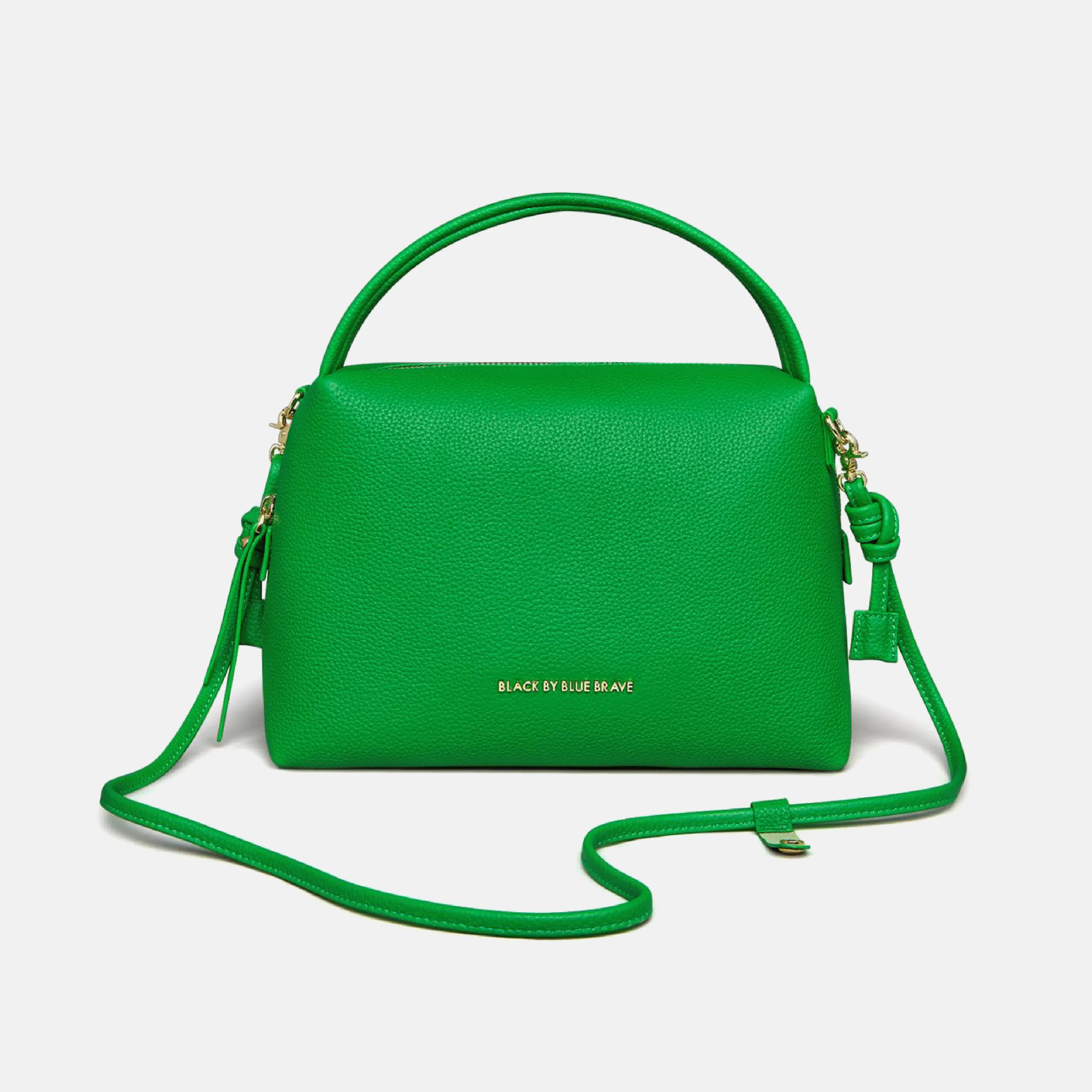 PLQ GREEN LEATHER HANDBAG