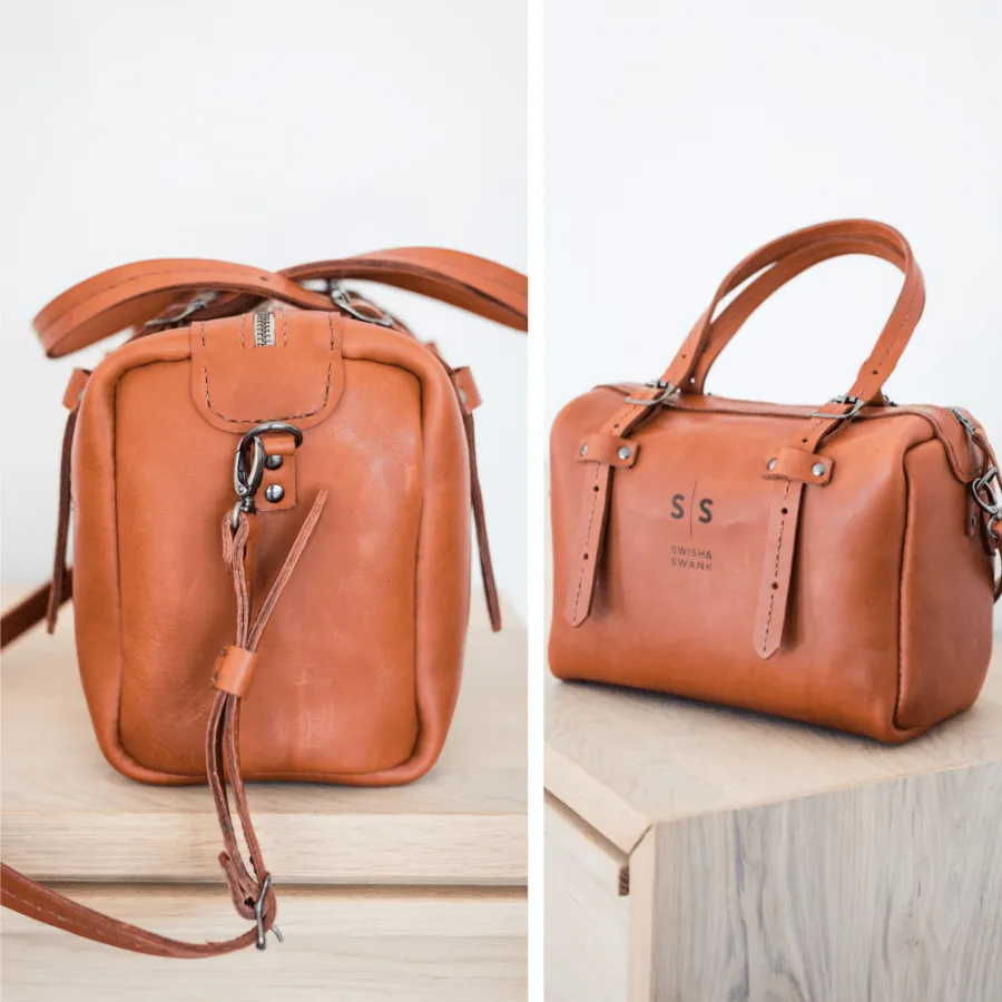 Premium Leather Priscilla Handbag 2.1 Hazelnut