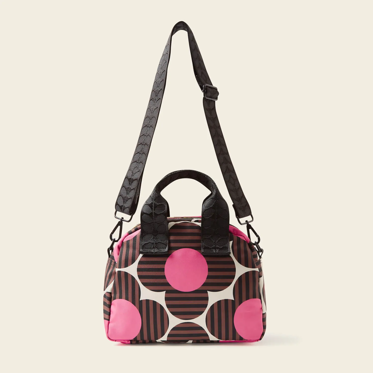 Radial Handbag - Striped Flower Azalea