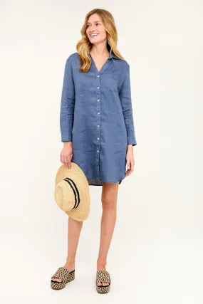 Rebecca Shirt Dress - Vintage Indigo