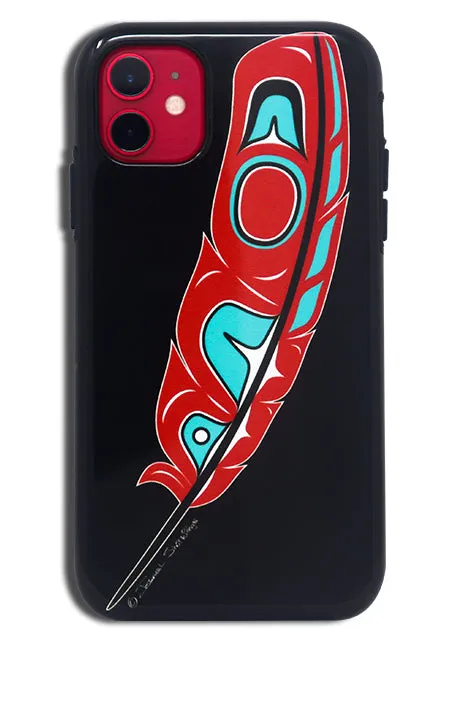 Red Feather - Formline iPhone Case