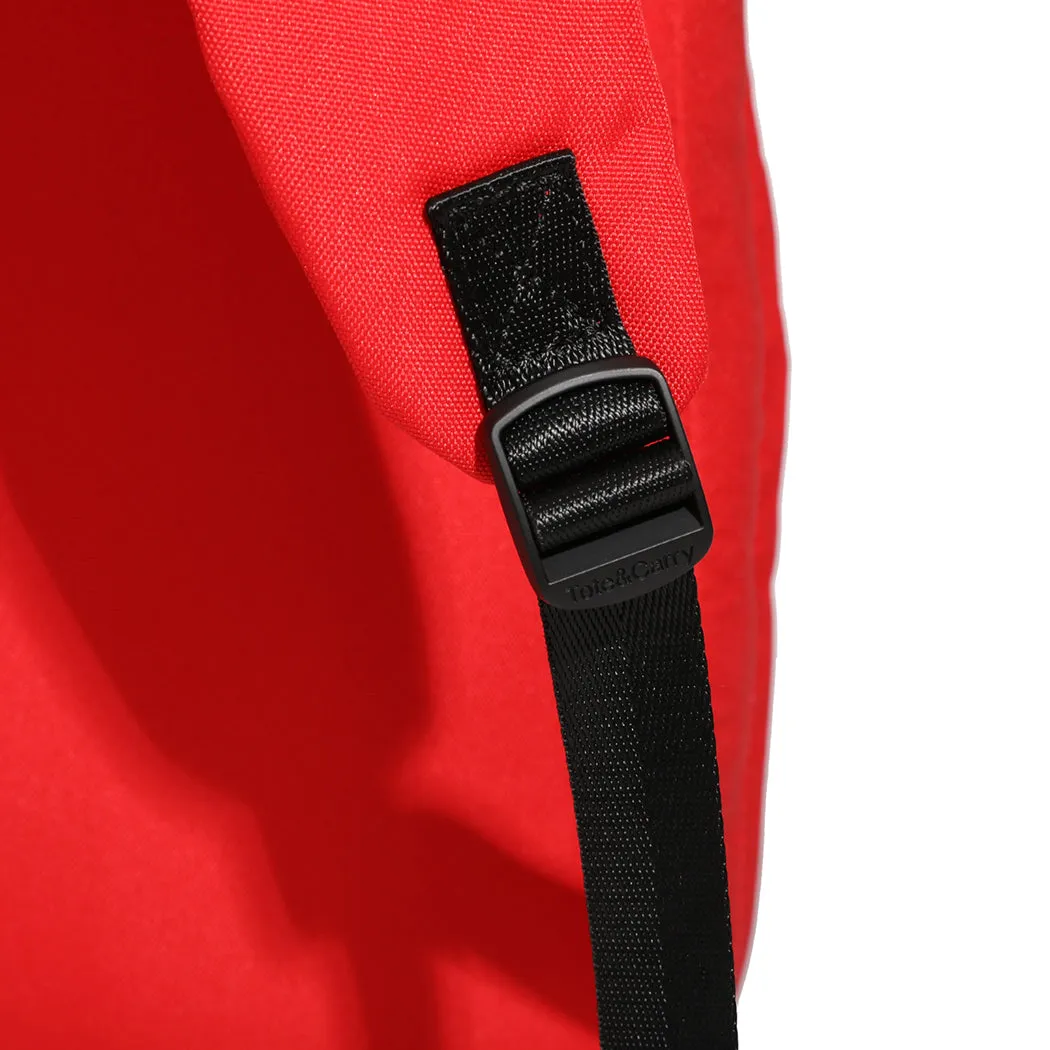 Red Nylon Backpack