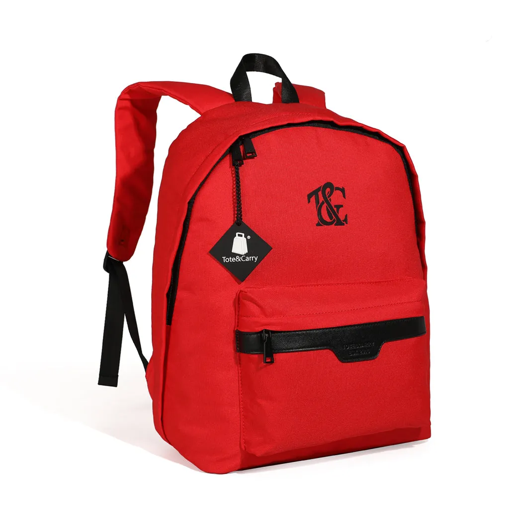 Red Nylon Backpack