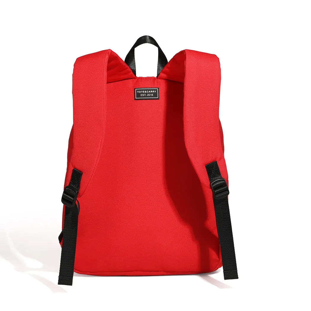 Red Nylon Backpack