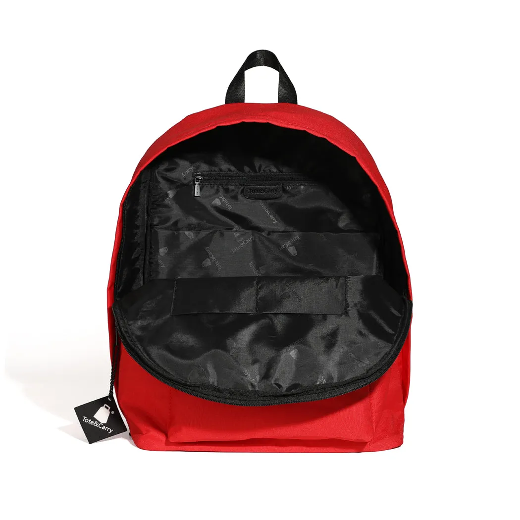 Red Nylon Backpack