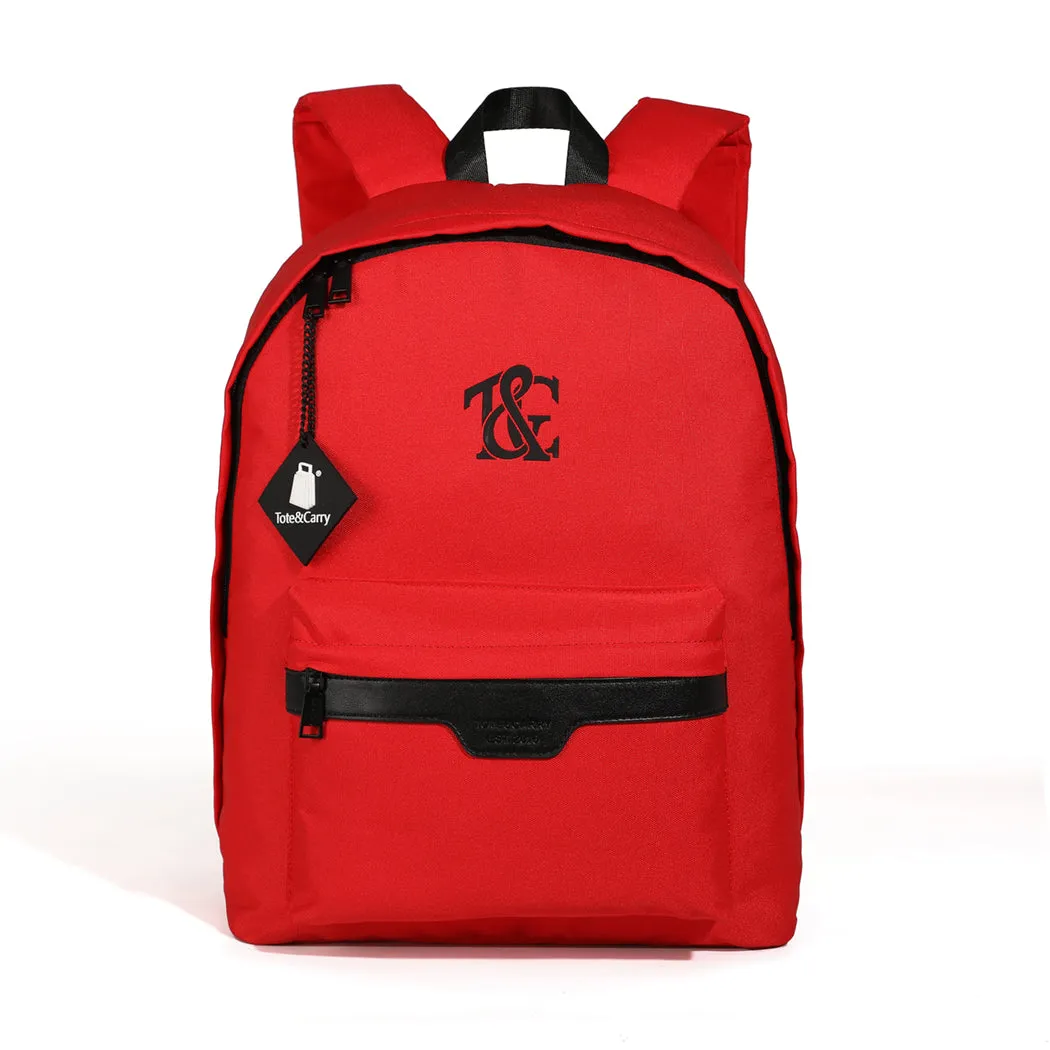 Red Nylon Backpack