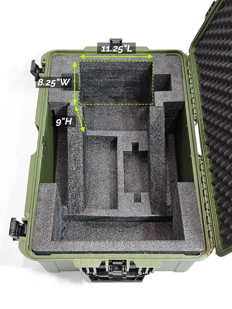 SATGEAR S1 - Gen 3 Rolling Starlink Hard Case with Trolley Handle