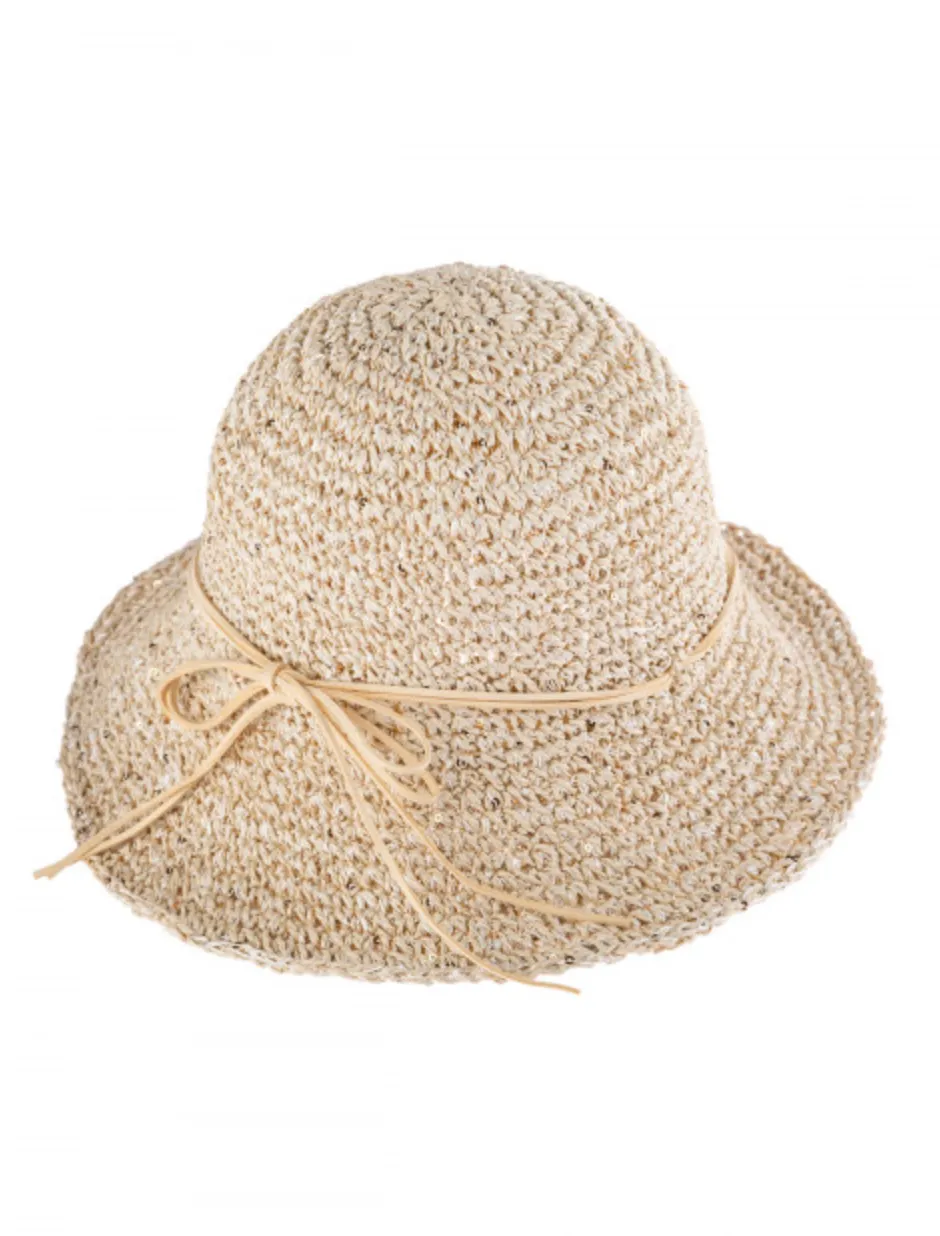 Shimmer Weaved Bucket Hat