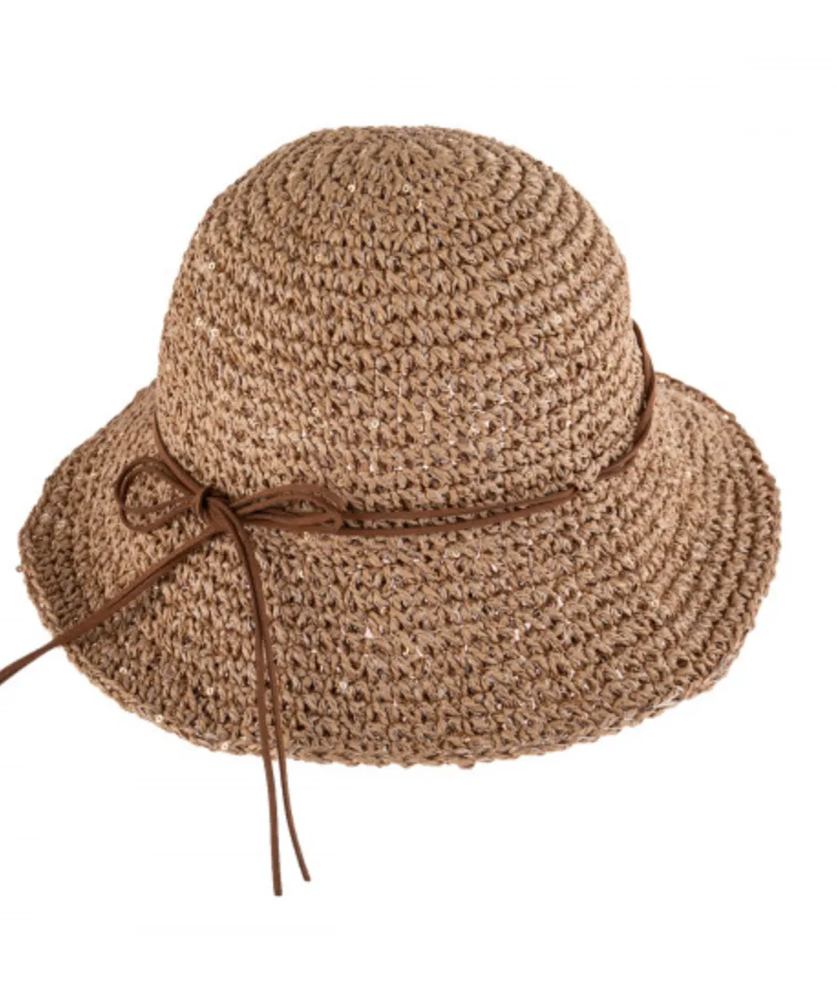 Shimmer Weaved Bucket Hat