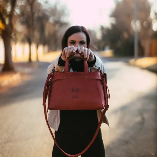 Small Ruby Handbag - Ruby Red Edition.