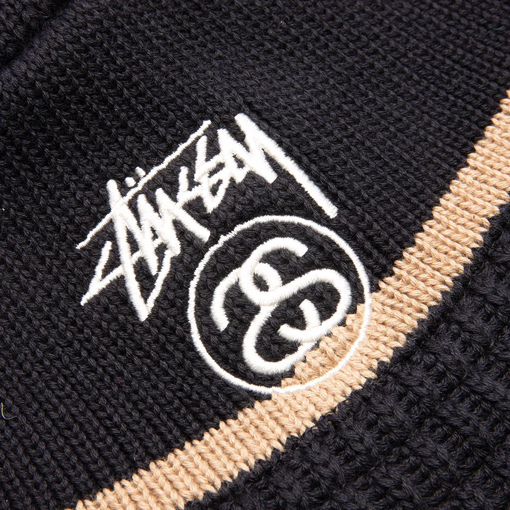 SS-Link Knit Bucket Hat - Black