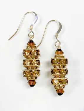 Stacked Smoked Topaz Earring Kit