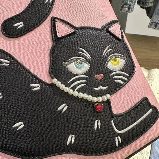 Stretching Cat Handbag