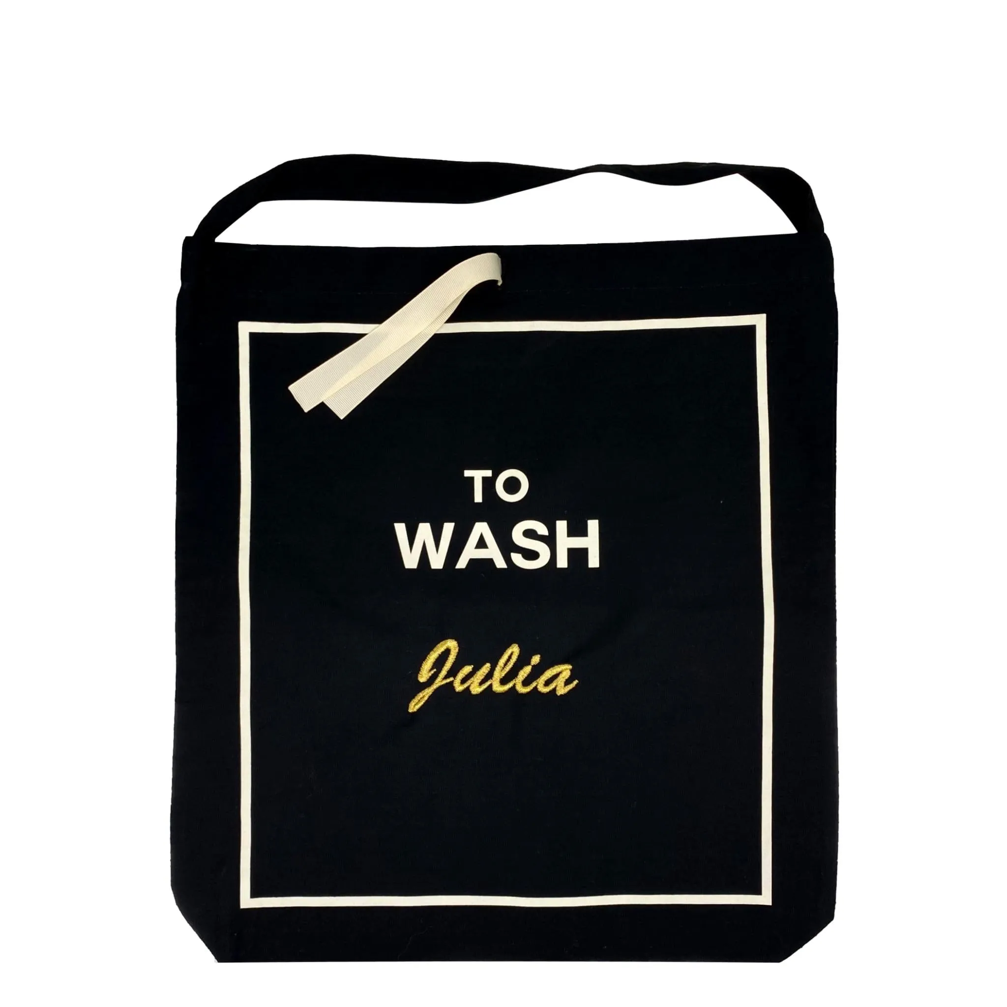 To Wash Laundry Bag, Black