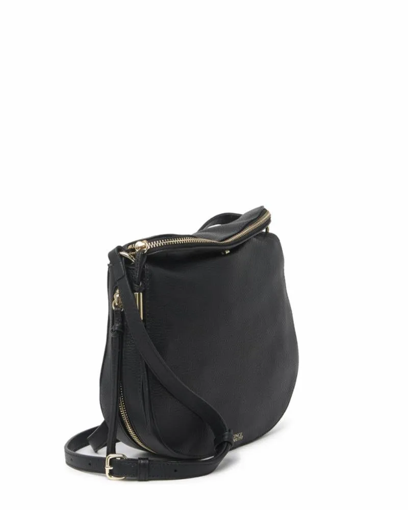 Vince Camuto Handbag KENZY LGCROSSBDY BLACK/MADISON NAPPA