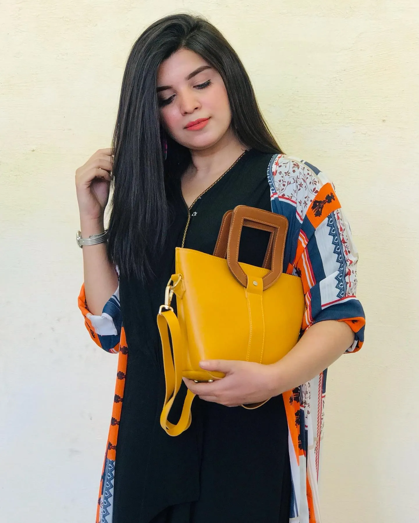 VOYAGE YELLOW HANDBAG