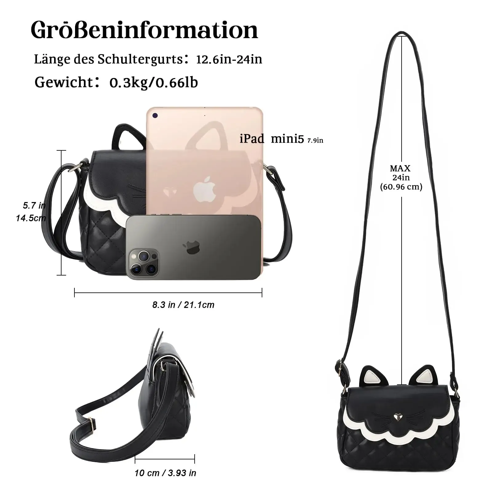 Whiskered Ladies Handbag