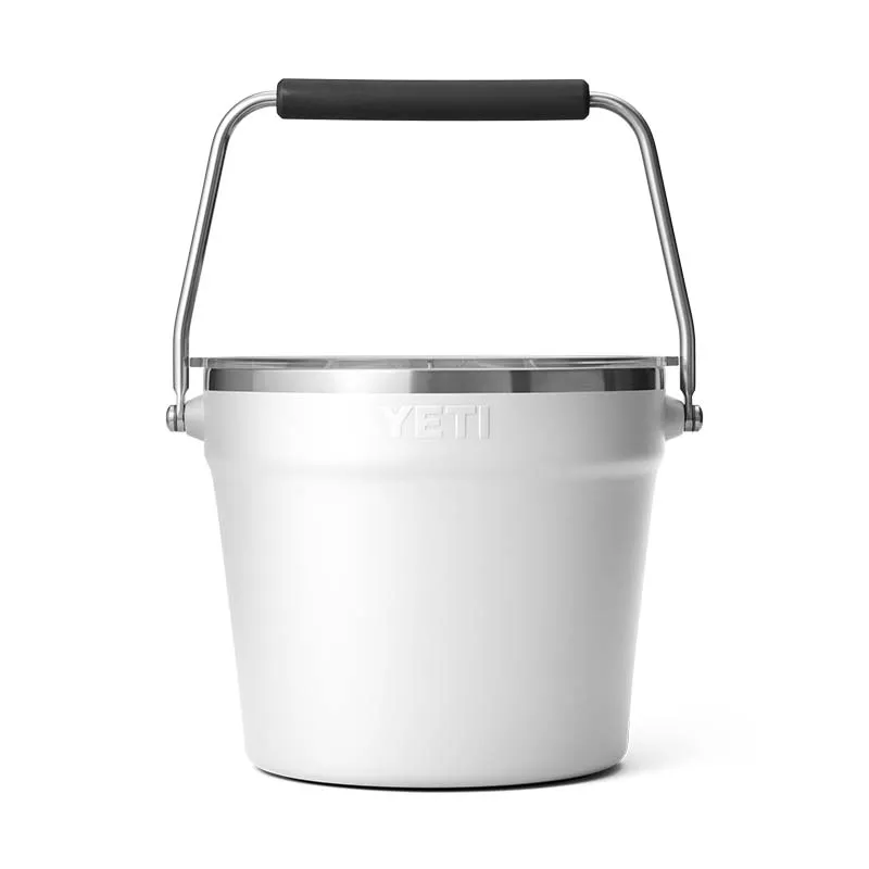 White Rambler Beverage Bucket